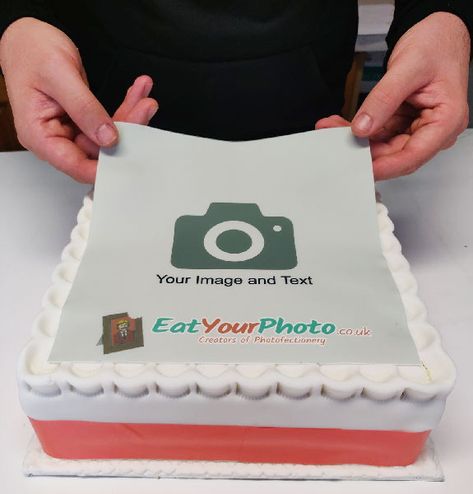 Edible Photos for Cakes & Cupcakes | Same Day Dispatch | EatYourPhoto Edible Photo Cake, Edible Print Cake, Photo Cake Topper, Resep Cake, Edible Image Cake, Cupcake Birthday Cake, Edible Printing, Cupcake Designs, Edible Cake Toppers