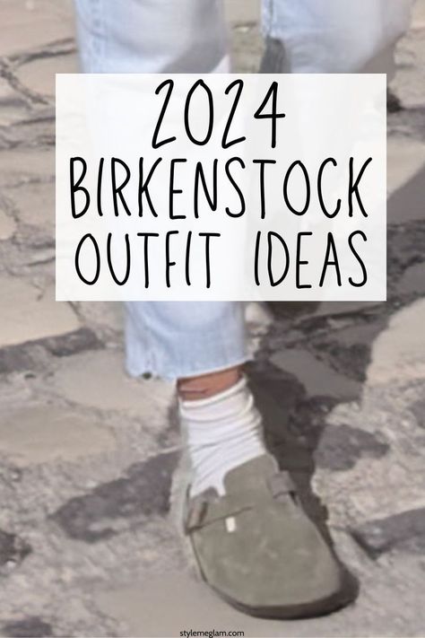 Birkenstock Clog Outfits, Clogs Outfit Ideas, Clog Shoes Outfit, Birkenstock Boston Outfit Women, Clogs With Socks Outfit, Styling Clogs, Mule Outfits, Boston Clogs Outfit, Mule Outfit