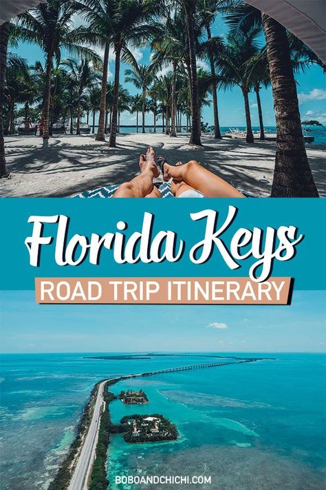 FLORIDA KEYS ROAD TRIP ITINERARY | Florida Keys | Florida Keys things to do | Florida vacation | Key West | Key Largo | Road trip | US road trip destinations | Check out our full guide to all the things to do in the Florida Keys on your next Florida Keys road trip one of the best US road trip destinations full of tropical travel destinations! #wanderlust #vacation #roadtrip #travel #traveltips Key West Road Trip, Key West Florida Vacation, Florida Keys Travel, Florida Keys Road Trip, West Road Trip, Tropical Travel Destinations, Travel Key West, Key West Vacations, Fl Keys