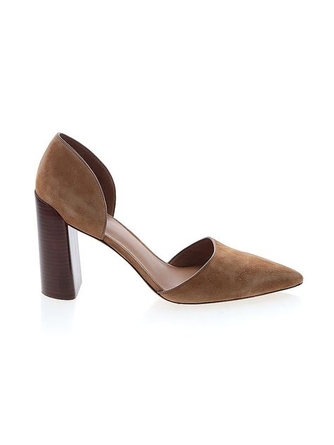 Vince. Heels Size: 11 Shoes - used. No Fabric Content, Color Block | Vince. Heels: Brown Color Block Shoes - Size 11