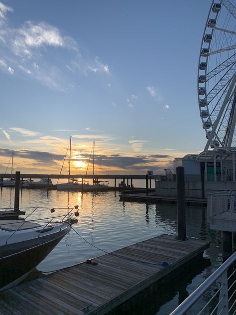 National Harbor - Maryland..Along the Potomac River - October 2019 D.C. Trip National Harbor Maryland, Ocean City Maryland Aesthetic, Baltimore Maryland Inner Harbor, Maryland Ocean City, Potomac Maryland, National Harbor, Potomac River, Summer 24, 2024 Vision