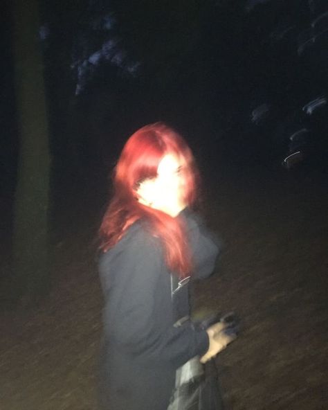 Red Hair Girl, Hair Girl, In The Dark, Blur, Red Hair, Camping, Red, Hair