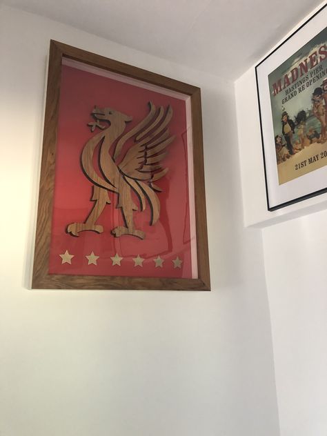 Wooden liverbird liverpool fc Liverpool Home, Fc Liverpool, Summer Projects, Liverpool Fc, New Room, Home Wall Decor, Bedroom Makeover, Man Cave, Bed Sheets