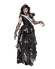 Prom Queen Costume, Zombie Prom Queen, Zombie Prom Queen Costume, Queen Halloween Costumes, Spirit Halloween Costumes, Zombie Prom, Halloween Costumes 2016, Halloween Costume Store, Prom Costume