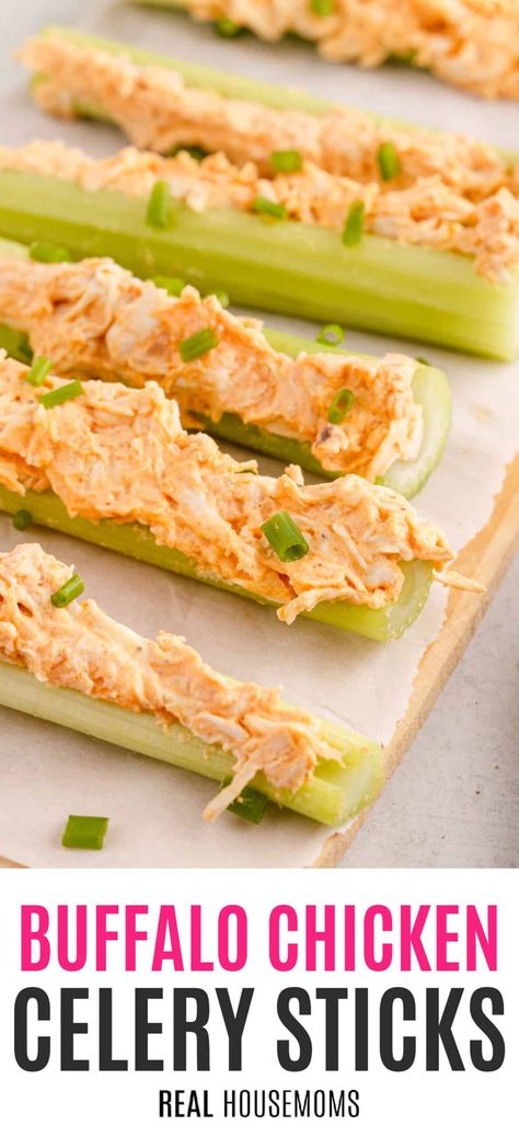 Buffalo Chicken Celery Sticks, Stuffed Celery Sticks, Buffalo Chicken Appetizers, Celery Snacks, Buffalo Chicken Pinwheels, Chicken Deviled Eggs, Buffalo Chicken Celery, Chicken Celery, Celery Recipes