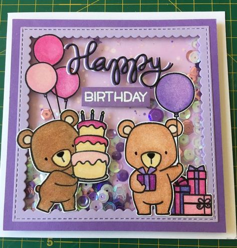 Two little bears come to wish you a happy birthday. #bears #birthday #cuttingdies #handmadecard #DIYcard #papercraft #cardmaking #greetingcard #homemadecard #crafting #hobby #creativity #inspiration #handmadebyme #paperlove #cardmaker #journaling #journal #journalwithme #junkjournal #scrapbooking Birthday Special Drawing, Cute Drawing For Birthday Card, Special Birthday Cards Handmade, Happy Birthday Paper Craft, Cute Bday Wishes, Happy Birthday Cute Drawing, Happy Birthday Cards Diy Creative, Happy Birthday Card Ideas Homemade, Handmade Birthday Card Ideas Creative