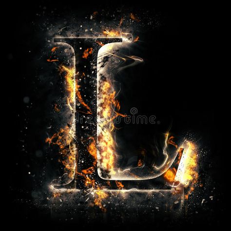 Illustration about Fire letter L. For your design. Illustration of pattern, black, plasma - 50681871 Letter L, Your Design, Design Illustration, Black Background, Stock Illustration, Pattern, Black, Design