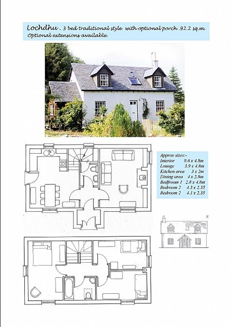 Lochdhu Cottages Ltd. self build kits for scotland British Home Floor Plan, Scottish House Plans, Irish Cottage Floor Plans, Swedish Cottage Floor Plan, British Cottage Floor Plans, British House Layout, British House Floor Plan, Scottish Cottage Floor Plans, British House Plans