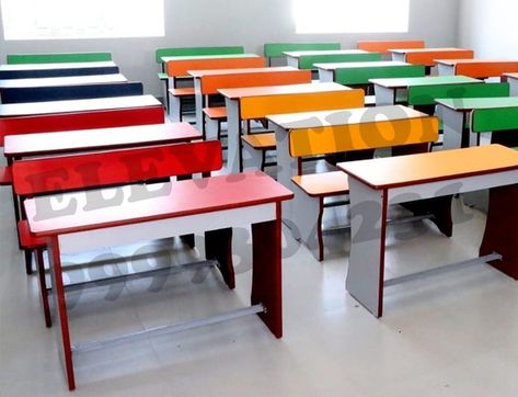 Classroom Chairs And Tables, School Furniture Design, School Furniture Classroom, College Furniture, Teacher Chairs, Furniture School, Simple Frock, Preschool Furniture, Office Reception Furniture