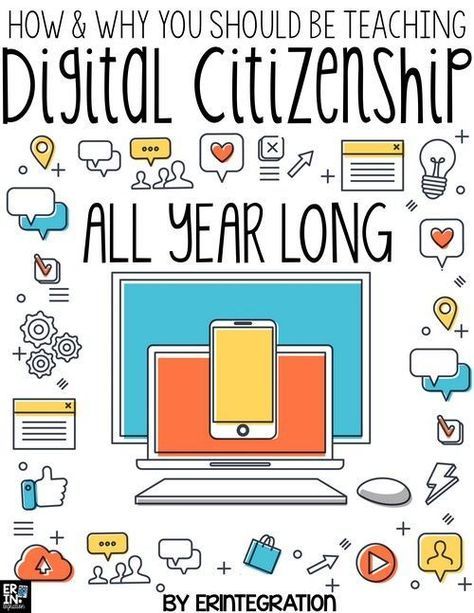 Check out these digital citizenship and internet safety lessons to use all year long! Learn how to keep digital citizenship at the forefront whenever students use technology in the classroom with these digital citizenship posters, digital citizenship activities, digital citizenship punch cards, tips and more! Digital Citizenship Posters, Internet Safety Lessons, Citizenship Activities, Digital Citizenship Lessons, Digital Citizen, Computer Teacher, Computer Lessons, Technology Posters, Technology Lessons