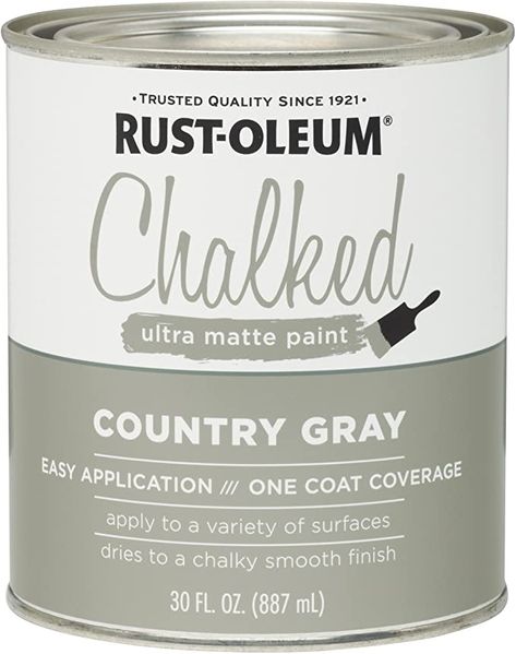 What Color Should I Paint My Brick Fireplace? - Fireplace Painting Rustoleum Chalked, Rustoleum Chalk Paint, Chalky Paint, Gray Chalk Paint, Paint Fireplace, Chalk Paint Colors, Matte Paint, Rust Oleum, Brick Fireplace