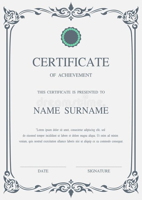 Vector certificate template royalty free illustration Portrait Architecture, Graduation Photography Poses, Graduation Design, Certificate Of Achievement, Vector Elements, Graduation Photography, Free Illustration, Certificate Templates, Free Illustrations