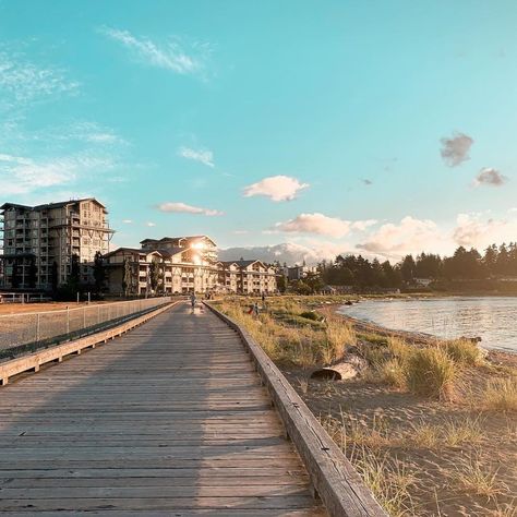 Parksville Qualicum Beach on Instagram: “Morning routine in Parksville Qualicum Beach: ⁠⠀ 🚶🏻‍♂️ Walk the Parksville Boardwalk ⁠⠀ ☕️ Grab a coffee and freshly-baked treat from…” Qualicum Beach, Victoria Bc, Beach Walk, Vancouver Island, Freshly Baked, Railroad Tracks, Morning Routine, A Coffee, Vancouver