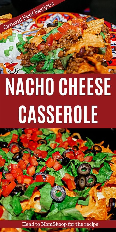 Nacho Cheese Casserole Pioneer Woman, Nacho Cheese Casserole, Quick Casserole Recipes, Chili Cheese Nachos, Nacho Casserole, Southwest Recipes, Mexican Casserole Recipe, Ground Beef Casserole Recipes, Roasted Chicken And Potatoes