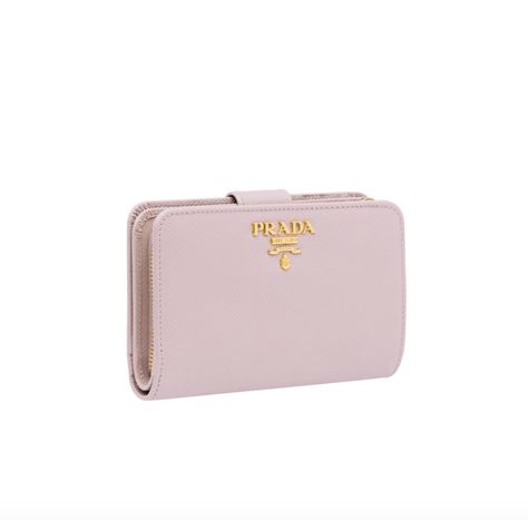 Small Saffiano Leather Wallet | Prada Pink Prada Wallet, Kardashian Aesthetic, Pink Prada, Cute Wallet, La Outfits, Prada Collection, Cute Wallets, Girly Bags, Instagram Link