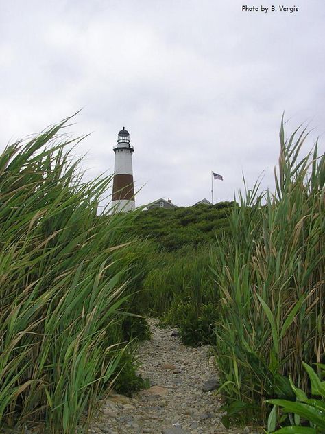 Meet Me In Montauk, Montauk Lighthouse, Montauk New York, Nautical Crafts, Beautiful Lighthouse, Long Island, Lighthouse, Reusable Water Bottle, Nautical