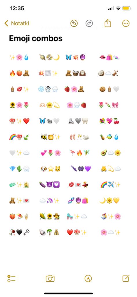 ⚠️Don’t copy⚠️ I’m doing this 2h ‼️ Emoji Combos, Emoji Combinations, Copy Me