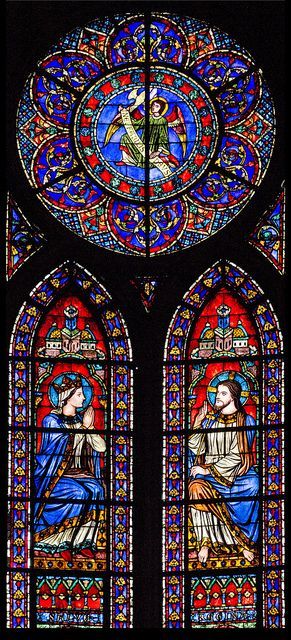 Stained glass from the apse of Notre Dame de Paris. Stained Glass Notre Dame, Realism References, Stained Glass Church Windows, Divine Machinery, Stained Glass Windows Church, Sculpture Inspiration, Stained Glass Church, Song Cover, Church Windows