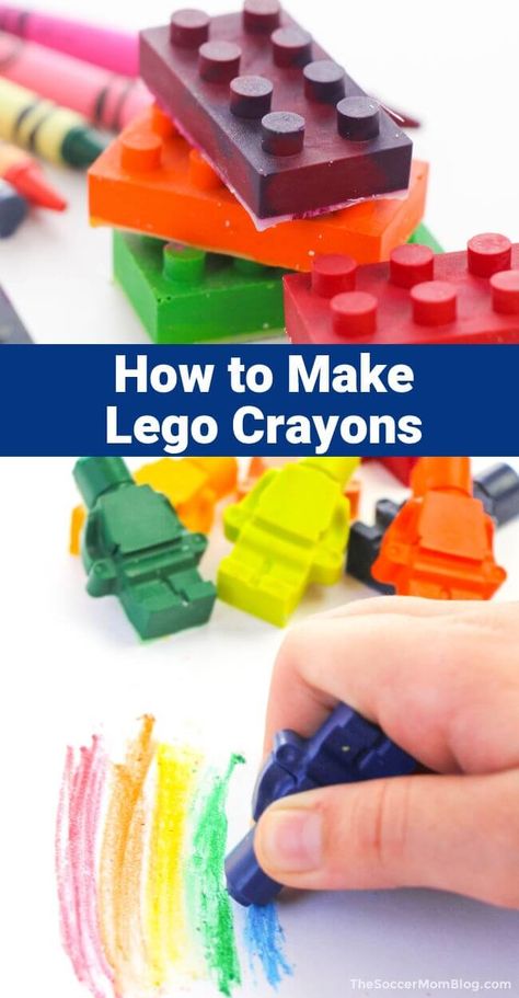 Crayon Molds Diy, Lego Crayons, Crayon Molds, Crayon Days, Craft Activities For Toddlers, Bath Crayons, Diy Crayons, Crayon Crafts, Growing Child