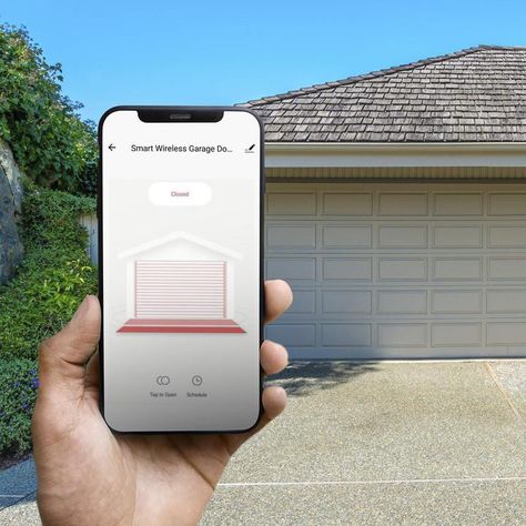 Laser Connect Smart Garage Door Opener Smart Garage Door Opener, Smart Garage, Gods And Generals, Overhead Garage Door, Diy Mobile, Home Garage, Voice Assistant, Garage Door Opener, Garage House