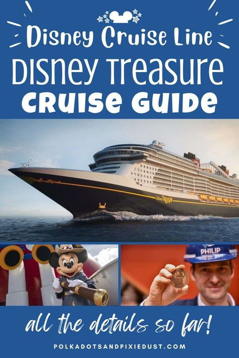 Disney Treasure Cruise Ship Guide. Everything we know so far from characters to theme to all the things sure to be on this New Disney Cruise Ship in 2024. Disney Treasure Cruise Ship, Cruise Ship Rooms, Disney Cruise Ship, Disney Treasure, Disney Fantasy Cruise, Cruise Activities, Disney Cruises, Disney Cruise Shirts, Disney Cruise Vacation