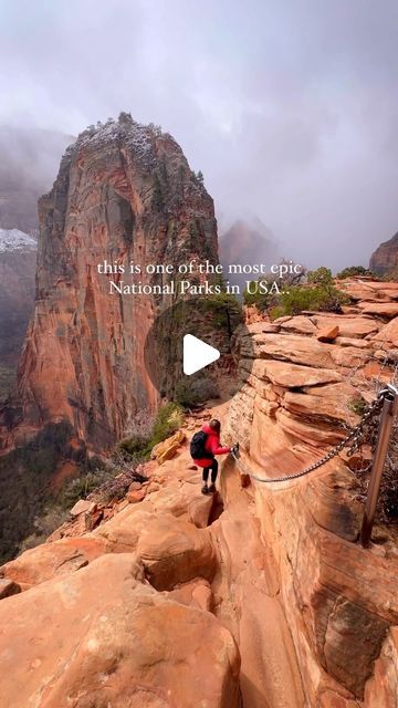 Zion Hikes, Angels Landing Zion National Park, Angels Landing Zion, Zion Utah, Angels Landing, The Lottery, Travel Hiking, Beautiful Park, Zion National Park