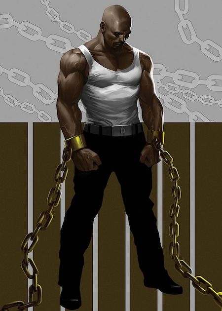 Luke Cage/Power Man Marko Djurdjevic, Luke Cage Marvel, Black Superheroes, Marvel Knights, Power Man, Black Comics, Luke Cage, New Avengers, Arte Dc Comics