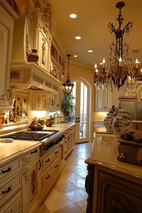 Old Homes Interior, Victorian Style Homes Interior, Aesthetic Kitchen Design, Old World Kitchens, Arizona Homes, Old Fashioned Kitchen, Grand Kitchen, Old Victorian Homes, Old House Interior