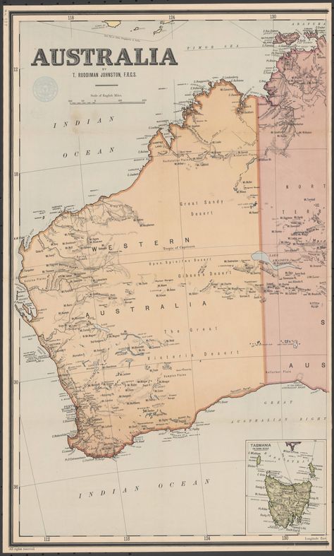 1885 map of Western Australia and Tasmania Australian Geography, Western Australia Map, Adventure Room, Maps Aesthetic, Australian Maps, Australia Map, Map Wallpaper, Old Maps, Old Map