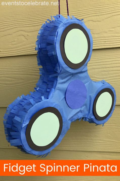 Fidget Spinner Pinata - DIY your kids favorite fidget toy for a perfect Fidget Spinner party! Pinata Diy, Glow Party Supplies, Diy Events, Piñata Ideas, Diy Pinata, Diy Event, Handcrafted Gifts, Glow Party, Fidget Toy