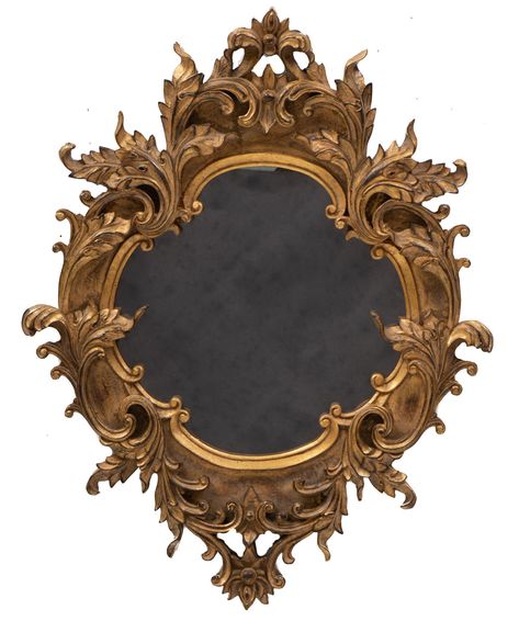 Spanish Renaissance-style wall hanging mirror, ornate carved frame 37"h x 31"w ​​​​​​​ #vogtauction #sanantonio #satx #spanish #spanishrenissance #wallmirror #walldecor #spanishdecor #carvedframe #handmade #rusticdecor #rusticmirror #antiquemirror #antique #vintagemirror #vintage Vintage Ornate Frame, Medieval Mirror, Spanish Mirror, Spanish Baroque, Wall Hanging Mirror, Room Concept, Witch Room, Spanish Decor, Face Mirror