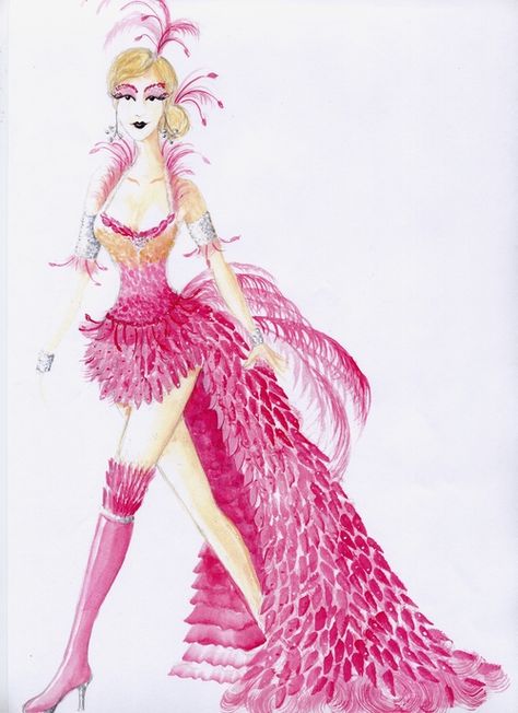 Flamingo costume rendering Flamingo Costume Womens, Flamingo Puppet, Animal Moodboard, Flamingo Inspiration, Flamingo Halloween Costume, Seussical Costumes, Massive Kitchen, Flamingo Wedding, Flamingo Costume