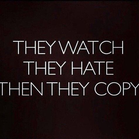 WATCH OUT! Copying Me Quotes, Quotes About Attitude, Jealousy Quotes, Quotes About Haters, Savage Quotes, Life Quotes Love, Visual Statements, Motivation Fitness, Badass Quotes