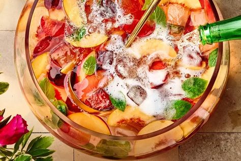 Stone Fruit Sangria Stone Fruit Sangria, Real Simple Recipes, Fruit Sangria, Orange Liqueur, Sangria Recipe, Sangria Recipes, Stone Fruit, Drink Up, Real Simple