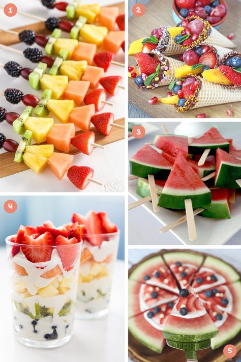 Healthy kids birthday party food ideas. Easy recipes for hot and cold appetizers, finger foods, healthy snacks, dessert and more! Healthy Snacks Birthday Party, Birthday Party Healthy Snacks, Kids Party Food Healthy, Healthy Easy Party Food, Healthy Food For Birthday Party, Birthday Party Fruit Ideas, 2 Year Birthday Food Ideas, How To Make A 7 Cake, Fruit Finger Foods For Party