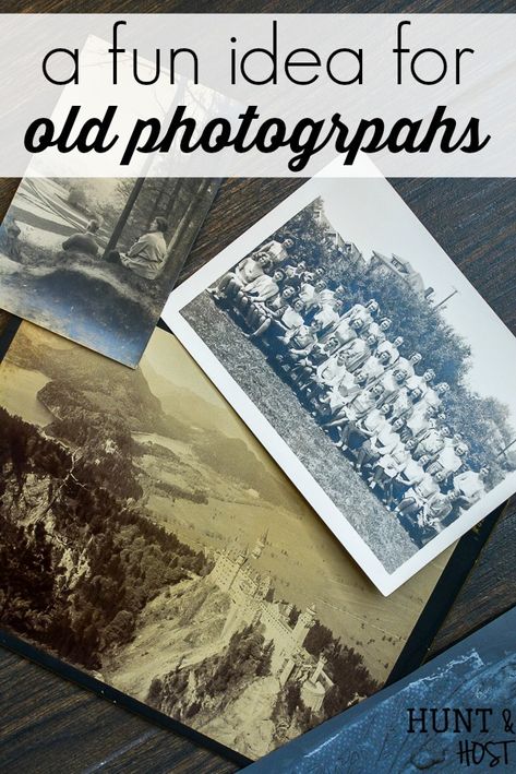 Do you wonder what to do with old photographs? See vintage photos all the time in thrift stores and flea markets? This easy DIY idea will help you add vintage artwork to your home in no time for little cost. These old photo updates are perfect for styling vignettes, gallery walss or updating family photos with personal meaning. #oldphotograph #vintage style #vignette #gallerywall #stencilproject #chalkart #makerboss #vintagephoto Styling Vignettes, Photo Organization Storage, Digital Photo Organization, Vintage Family Photos, Picture Organization, Old Family Photos, Photo Restoration, Photo Organization, Old Photographs