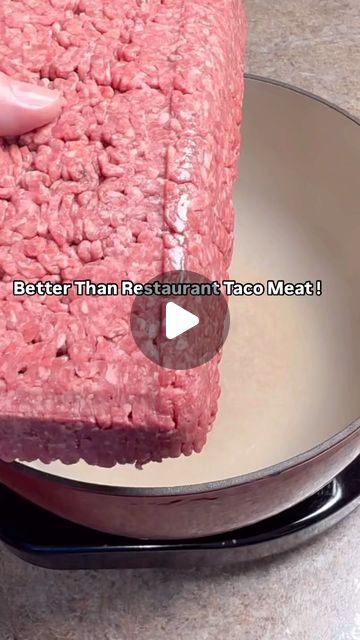 Pepperbellypete on Instagram: "The Best Taco Meat Ever ! #cooking #tacos #dinner #recipe #fyp" Best Ground Beef Tacos Recipes, Taco Time Meat Recipe, Ground Beef With Potatoes Mexican, Mexican Restaurant Ground Beef, Crispy Tacos Recipes, Taco Ground Beef Recipe, Ground Beef Burritos, Best Taco Meat, Ground Beef Taco Meat