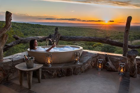 Five of the best luxury Safari Camps and Lodges in South Africa | Vacations & Travel Lodges South Africa, Horseback Riding Vacations, South Africa Vacation, African Vacation, Safari Activities, Botswana Safari, Africa Vacation, Luxury Safari Lodge, Outdoor Baths