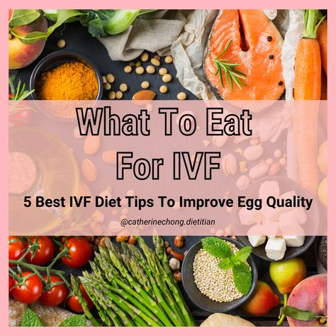 Egg Quality Diet, Mediterranean Fertility Diet Recipes, Ivf Foods To Eat, Ivf Diet Fertility Foods, Ivf Recipes, Ivf Success Tips, Ivf Preparation, Low Inflammation Diet, Improve Egg Quality