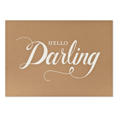 Letterpress printed by hand on antique machinery. White foil on kraft paper. Hand lettering by Joanna Reynolds Diy Foil, Sugar Paper, Hello Darling, Packaging Boxes, Typography Letters, Foil Stamping, The Words, Beautiful Words, Letterpress