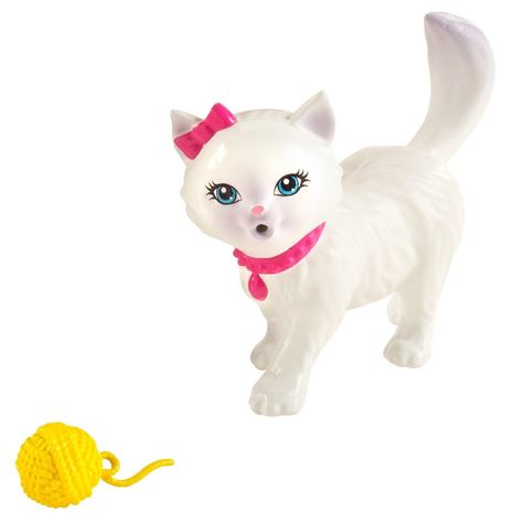 Amazon.com: Barbie Potty Training Blissa Barbie Fashion Doll and Pet Playset: Toys & Games Barbie Cat, Barbie Pets, Celebrity Barbie, Blue Bedrooms, Ball Of Yarn, Pet Kitten, Cat Drinking, White Kittens, Yellow Cat