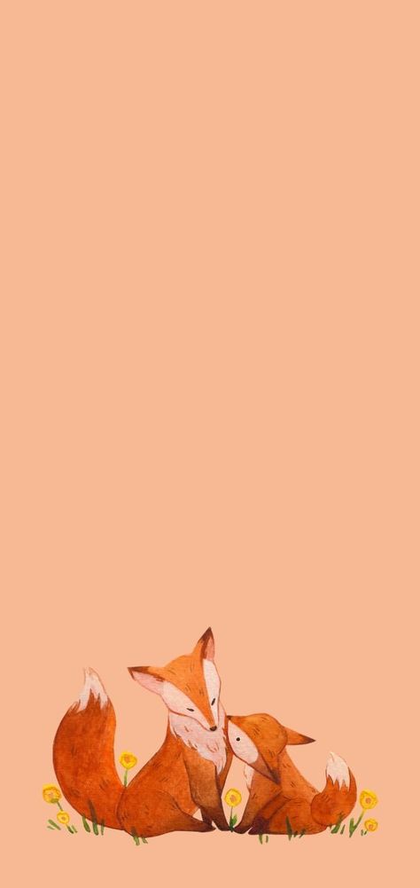 #fox #foxwallpaper #foxes #orange #orangewallpaper Fox Wallpapers, Aesthetic Cute Wallpaper, Orange Wallpapers, Animal Wallpapers, Drawing Animation, Profile Wallpaper, Pretty Orange, Cute Fall Wallpaper, Orange Fox