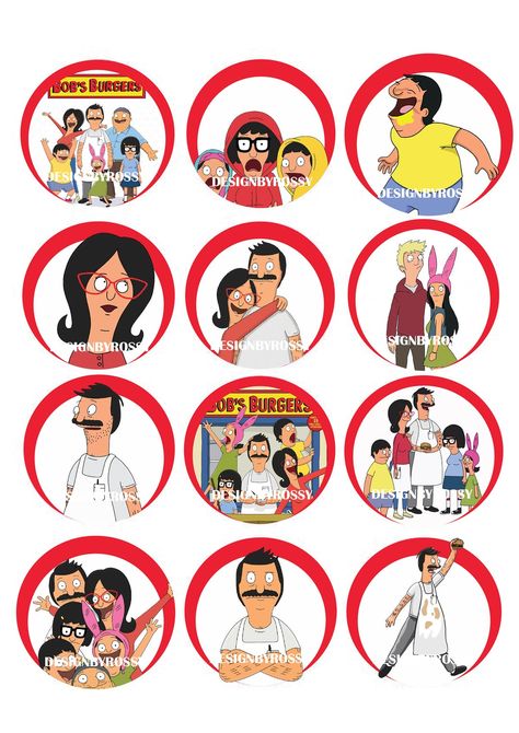 12 Bobs Burgers Clipart Digital Download Bobs Burgers - Etsy Bobs Burger, Pikachu Coloring Page, Printable Cupcake Toppers, Taylor Swift Drawing, Bear Coloring Pages, Cupcake Toppers Printable, Bobs Burgers, Winter Pictures, Cat Colors