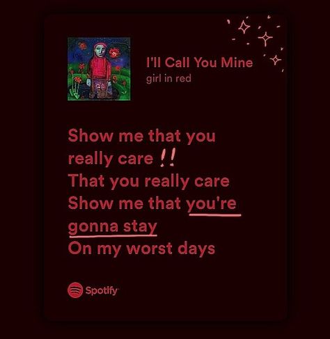 Girl In Red Singer, Girl In Red Lyrics, Misheard Song Lyrics, Marie Ulven, Travel Songs, Red Quotes, Relatable Lyrics, Iphone Life Hacks, Meaningful Lyrics