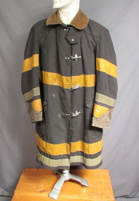 Firefighter Jacket, Turnout Gear, Mike Mignola, Mini Collection, Character References, Work Jackets, Vintage 1960s, Wool Coat, Fallout