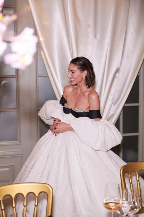 Inside Olivia Palermo and Johannes Huebl’s 10th Wedding Anniversary Celebration in Baden-Baden | Vogue Olivia Palermo White Dress, Olivia Palermo Wedding Dress, Wedding Anniversary Outfit, Olivia Palermo Wedding, Olivia Palermo Johannes Huebl, Olivia Palermo Johannes, Big Wedding Party, Olivia Palermo And Johannes Huebl, The Big Wedding