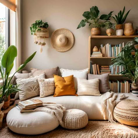 15+ Reading and Journaling Nook Ideas To Inspire and Relax Reading Meditation Room, Cozy Sunroom Ideas Reading Room, Boho Reading Room Ideas, Journaling Nook, Zen Corner Ideas, Cozy Reading Nook Ideas, Small Reading Room, Reading Room Ideas Cozy, Relaxing Furniture