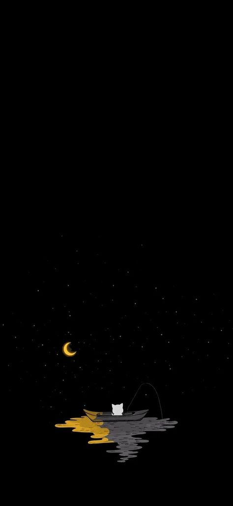 Black Cartoon Aesthetic Wallpaper, Caller Id Iphone Wallpaper, Cat Space Wallpaper, Black Cat And Moon Wallpaper, Aesthetic Wallpaper Backgrounds Dark, Lock Screen Wallpaper Asthetics, Black Cute Wallpaper Aesthetic, Dark Cute Wallpaper Backgrounds, Lofi Aesthetic Wallpaper Dark