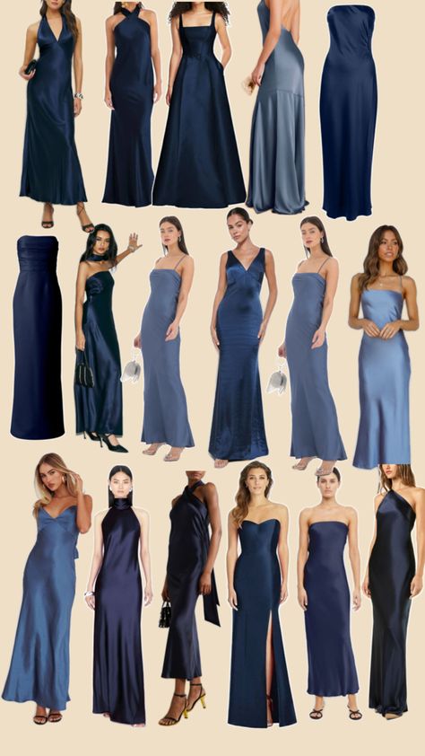 Stormy Blue Bridesmaid Dress, Jewel Tone Blue Bridesmaid Dresses, Navy Blue Silk Bridesmaid Dresses, Fall Wedding Color Palette Navy, Satin Navy Blue Bridesmaid Dresses, Blue Shades Bridesmaid Dresses, Dark Blue Bridesmaid Dresses Mismatched, Blue Bridesmaids Dresses Mismatched, Deep Blue Bridesmaid Dresses