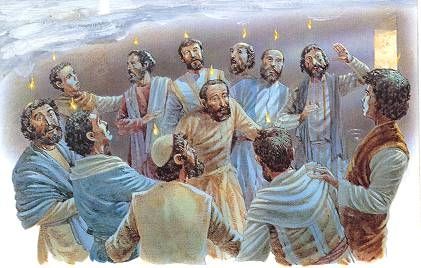 Pentecost as the Disciples receive the Holy Spirit Pentecostal Quotes, Sacrament Of Confirmation, Consuming Fire, False Doctrine, Supernatural Gifts, Acts Of The Apostles, African Drum, Grace Christian, New Birth